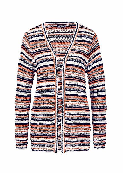 GOLDNER Strickjacke "Luftige multicolore Strickjacke" Ringelverlauf günstig online kaufen
