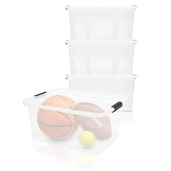 BigDean Aufbewahrungsbox 3er Set Aufbewahrungsbox mit Deckel (Set, 3 St., 3 günstig online kaufen