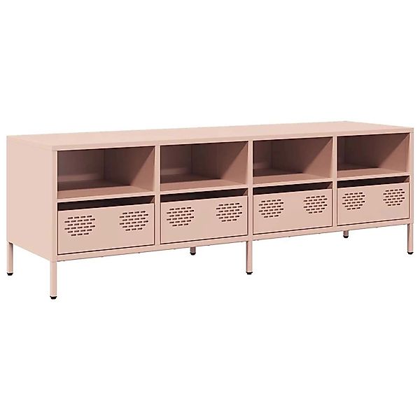 vidaXL TV-Schrank Rosa 135x39x43,5 cm Kaltgewalzter Stahl 851329 günstig online kaufen