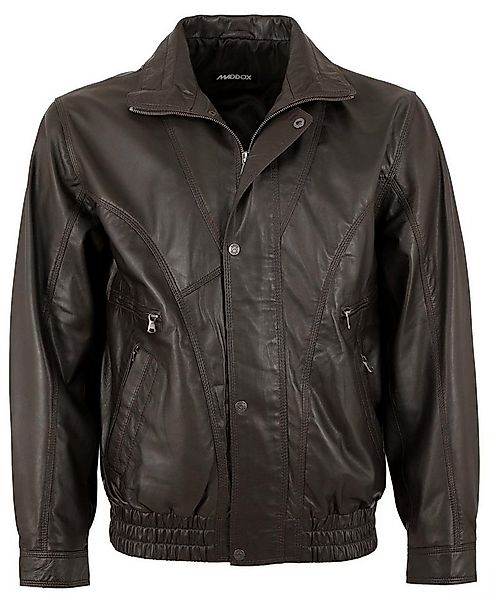 Maddox Lederjacke Holdo MADDOX - Herren Lederjacke Blouson Lammnappa dunkel günstig online kaufen