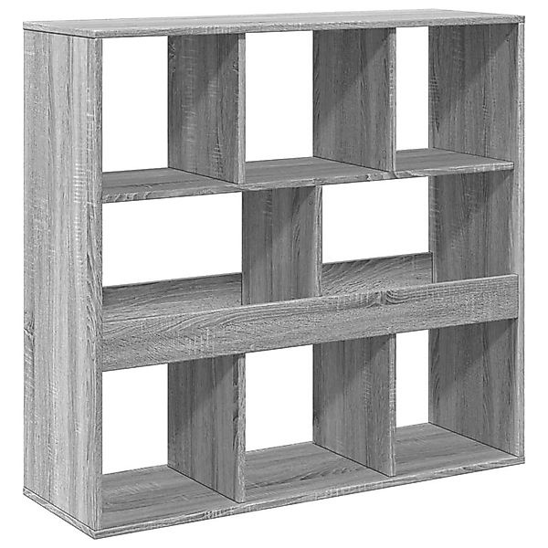 vidaXL Bücherregal Bücherregal/Raumteiler Grau Sonoma 100x33x94,5 günstig online kaufen