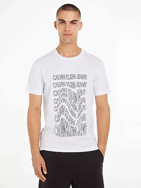 Calvin Klein Jeans T-Shirt "INSTITUTIONAL WARP TEE", mit Logodruck günstig online kaufen