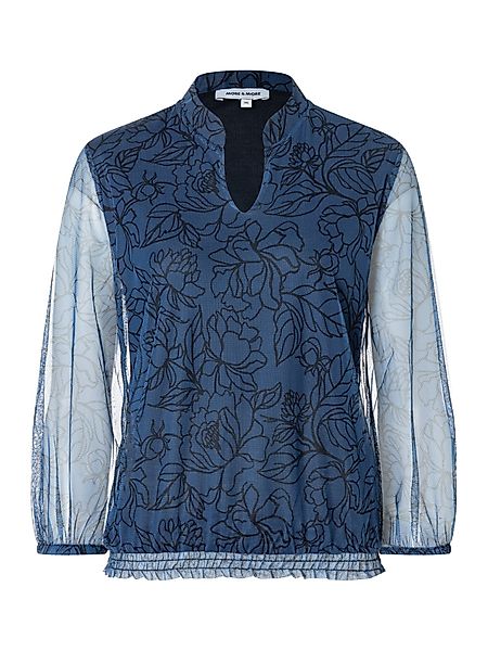 MORE&MORE 3/4-Arm-Shirt 3/4 Arm Blusenshirt günstig online kaufen