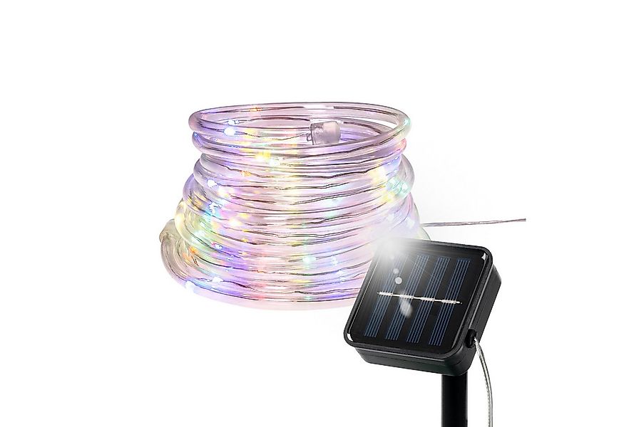 IC Gardenworld LED-Lichterschlauch Solar Lichterschlauch mit 50 bunten LED, günstig online kaufen