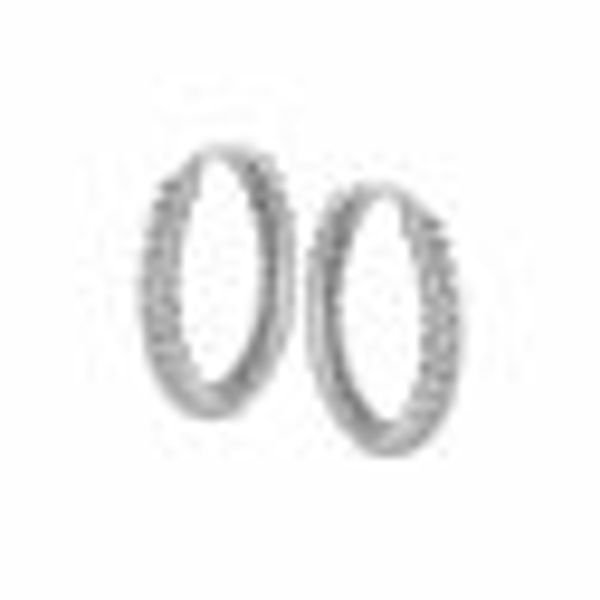 Creolen 925-Sterling Silber rhodiniert Glänzend 1,45cm günstig online kaufen