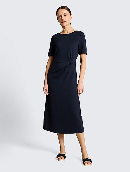 TOM TAILOR Midikleid Kleider & Jumpsuits Scuba Midi-Kleid mit Knoten-Detail günstig online kaufen