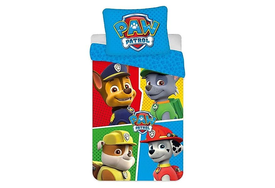 PAW PATROL Babybettwäsche PAW Patrol Baby-Bettwäsche „4 PAW“ 100x135, 100 % günstig online kaufen