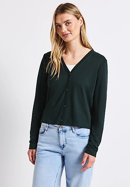 STREET ONE Strickjacke, mit V-Ausschnitt günstig online kaufen