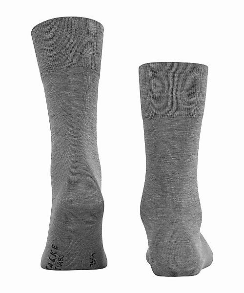FALKE Tiago Herren Socken, 47-48, Grau, Uni, Baumwolle, 14662-339007 günstig online kaufen