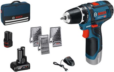 Bosch Professional 12 V Akku-Bohrschrauber GSR 12V-15 inkl. 2 Ah Akkus günstig online kaufen