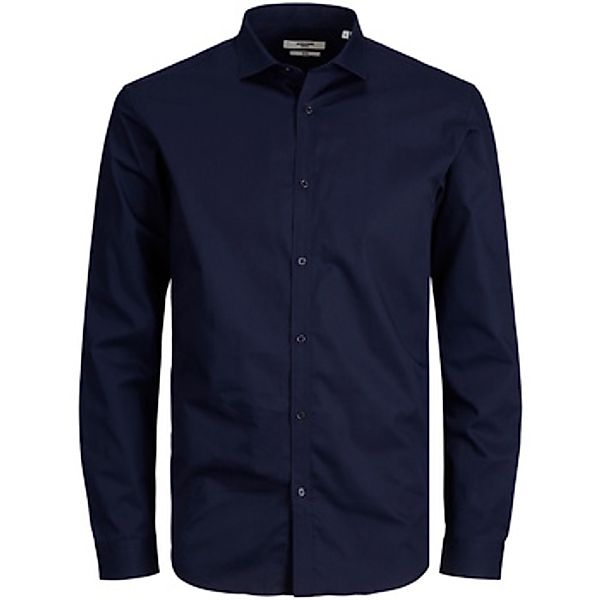 Jack & Jones  Hemdbluse Hemd CARDIFF Slimfit Langarmhemd aus Baumwolle günstig online kaufen