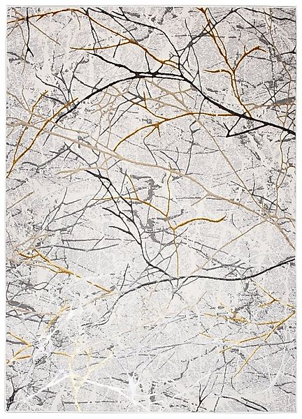 Tapiso Designteppich GOLDEN, rechteckig, Höhe: 16 mm, Wohnzimmer, Schlafzim günstig online kaufen