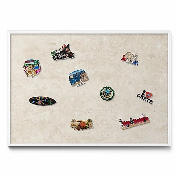 Tulup Magnettafel Gerahmte Magnettafel für Urlaubserinnerungen Eleganter He günstig online kaufen