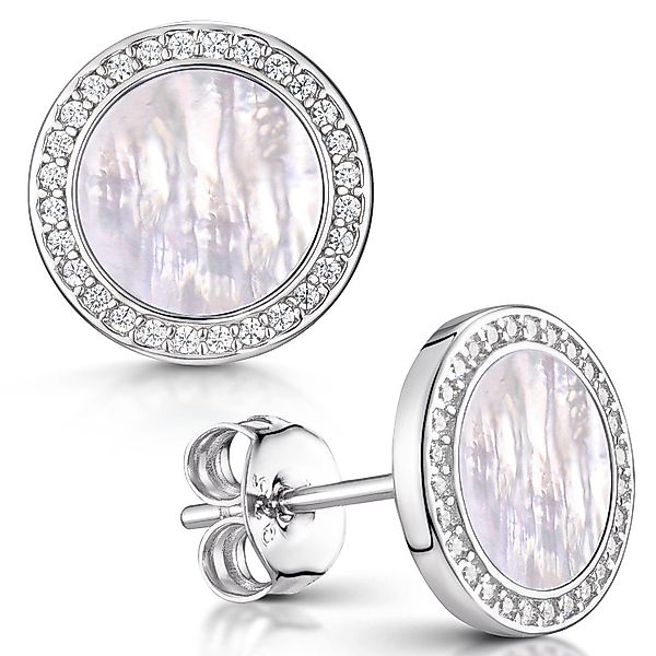 Materia Paar Ohrstecker Damen Ohrringe Perlmutt günstig online kaufen