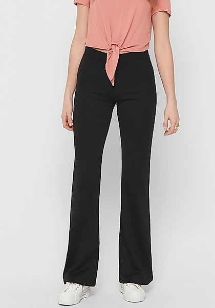 ONLY Jerseyhose ONLFEVER STRETCH FLAIRED PANTS günstig online kaufen