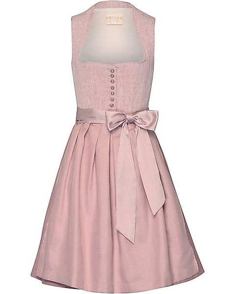 KRÜGER COLLECTION Dirndl Midi Dirndl mit Strukturmieder günstig online kaufen