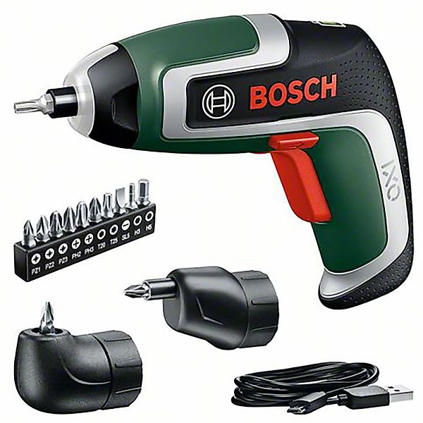 Bosch Akkuschrauber IXO 7 Set inkl. Akku, Ladekabel, Box & Aufsätze günstig online kaufen