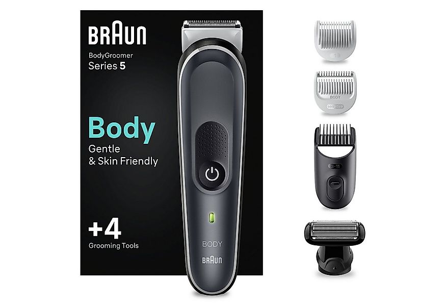 Braun Körper- und Bikinitrimmer BG5360 - Gentle Grey günstig online kaufen