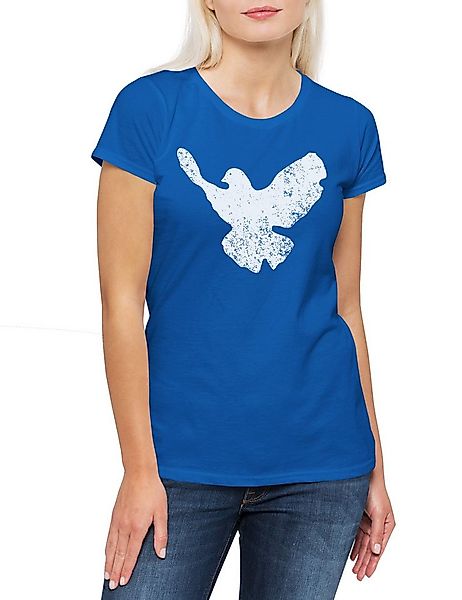 Urban Backwoods Print-Shirt Dove Of Peace Damen T-Shirt Taube Frieden Movem günstig online kaufen