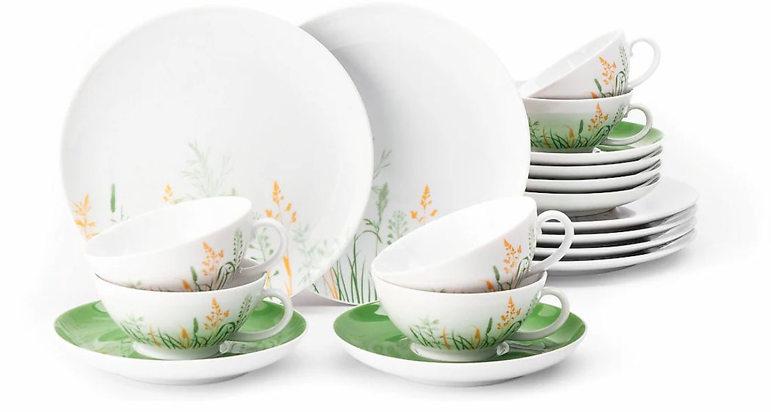 Seltmann Weiden Teeservice "Geschirr-Set, 18 Teile, Liberty Meadow Grasses, günstig online kaufen