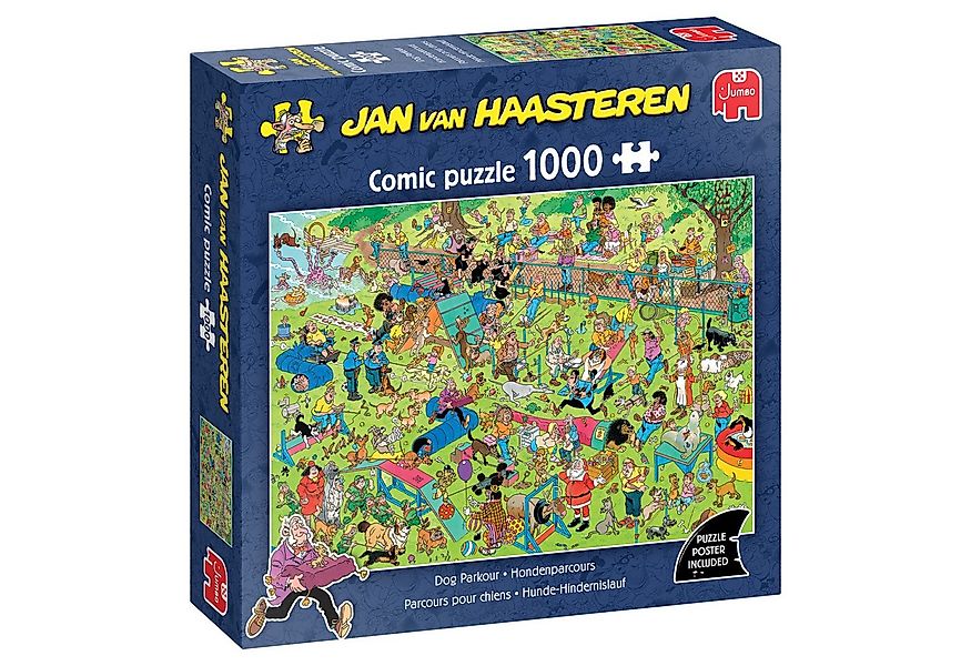 Jan van Haasteren Puzzle Jan van Haasteren, Hunde-Hindernislauf, 1000 Teile günstig online kaufen