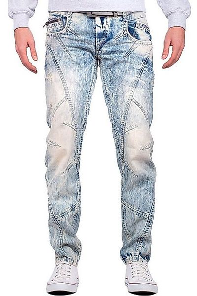Cipo & Baxx 5-Pocket-Jeans Hose BA-C0894A W36/L32 (1-tlg) mit Verzierungen günstig online kaufen