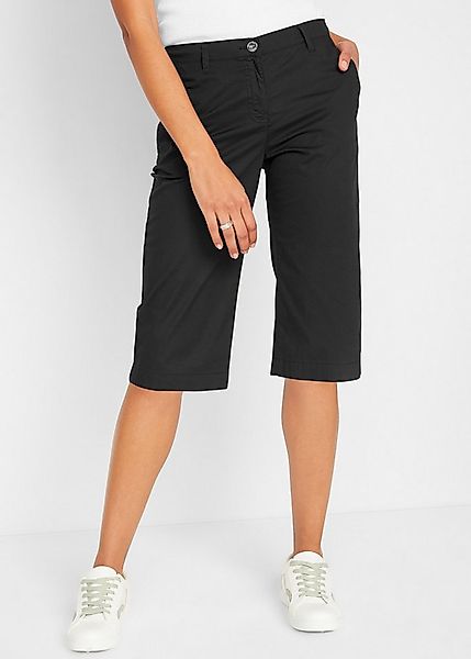 bonprix Longbermudas aus Baumwolle mit Elasthan, Regular Fit, mit Komfortbu günstig online kaufen