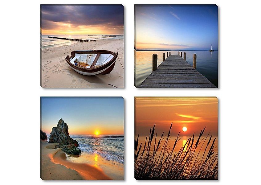 Visario Bild mit Rahmen 4er Set günstig online kaufen