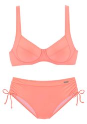 LASCANA Bügel-Bikini mit seitlich geraffter Bikinihose günstig online kaufen