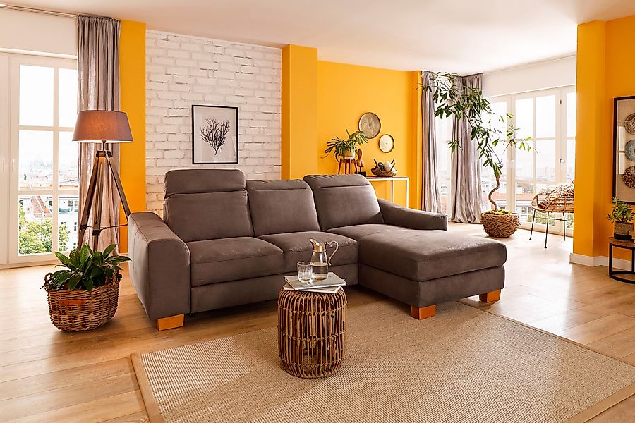 Home affaire Ecksofa Dundee L-Form, wahlweise günstig online kaufen