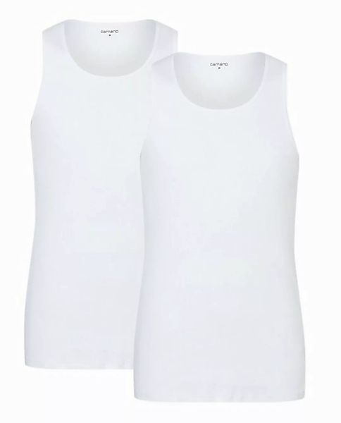 Camano Tanktop Doppelpack Herren Tank Tops (2-tlg) Feinripp Qualität günstig online kaufen