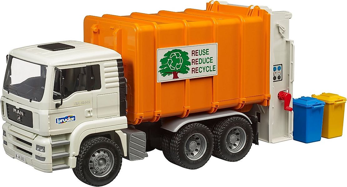 Bruder® Spielzeug-Müllwagen MAN TGA Müll-LKW Hecklader (02772), Made in Eur günstig online kaufen