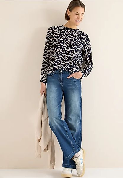 Bluse mit Smock-Ausschnitt günstig online kaufen