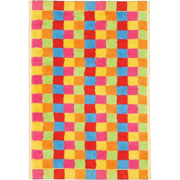Cawö Handtuch Cawö Handtuchserie 7017 Karo orange rot, 100% Baumwolle günstig online kaufen