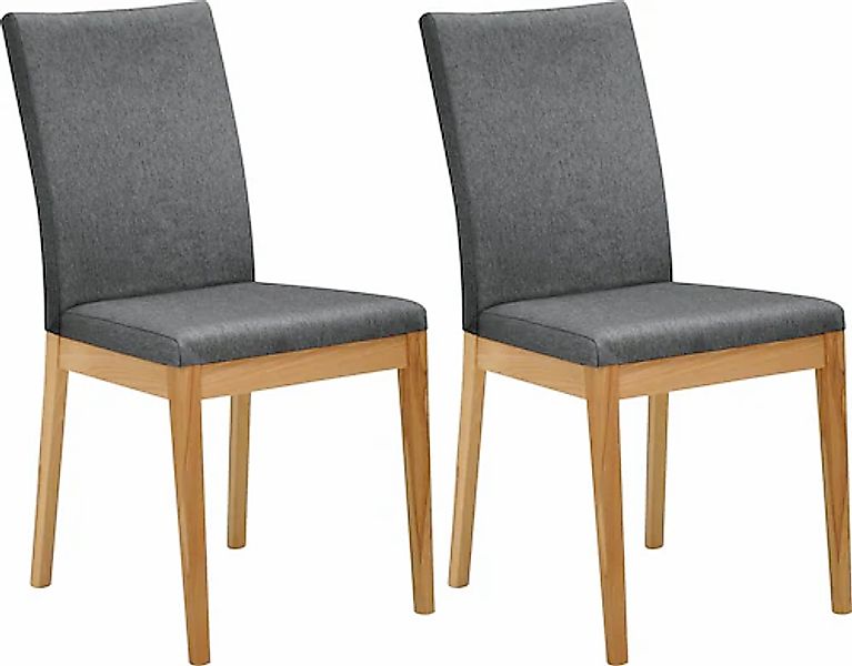 massivline&more Stuhl »Roberto« (Set) 2 Stk.Gestell aus Massivholz günstig online kaufen