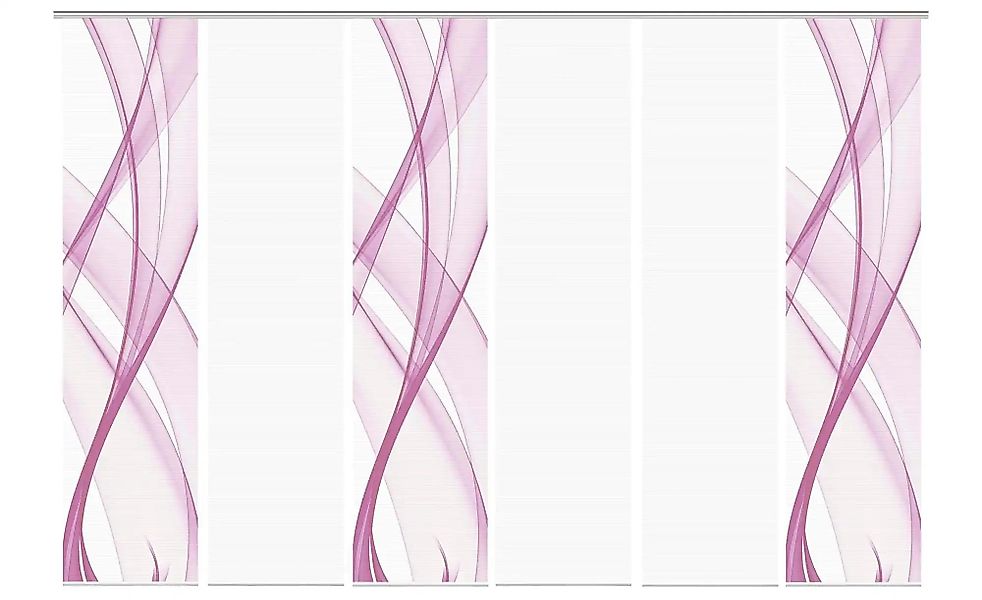 VISION S Schiebevorhang   ¦ rosa/pink ¦ Synthetik ¦ Maße (cm): B: 60 H: 260 günstig online kaufen