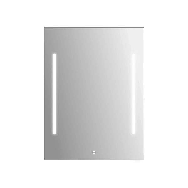 Kristall-Form LED-Leuchtspiegel Sirius II 60 cm x 80 cm Rechteckig günstig online kaufen