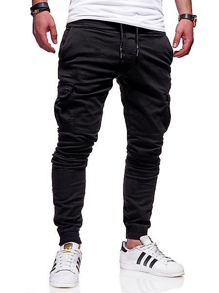 behype Cargohose LANE mit elastischem Bund günstig online kaufen