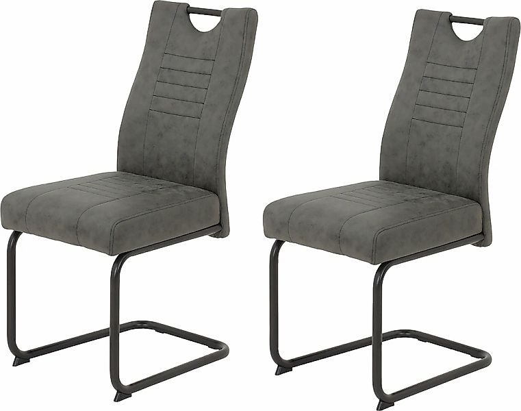 HELA Freischwinger "JUPITER" (Set) 2 Stk. Microfaser Federkern und Griff, 1 günstig online kaufen