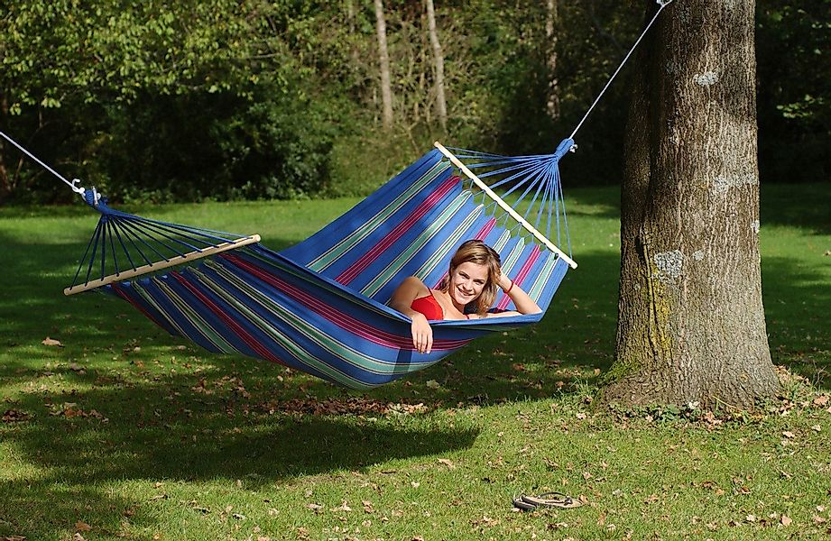 Amazonas Stabhängematte Aruba (gestreift, 2-3 Personen), günstig online kaufen
