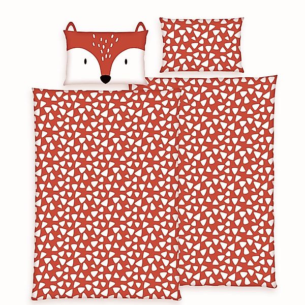 Familando Babybettwäsche Fuchs 100x135 40x60 cm günstig online kaufen