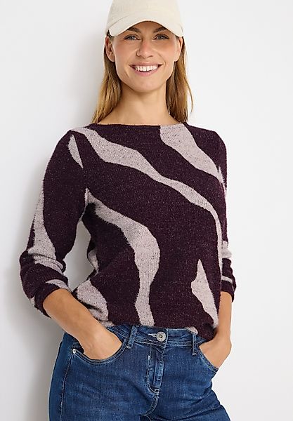 CECIL Strickpullover mit grafischem Muster und günstig online kaufen