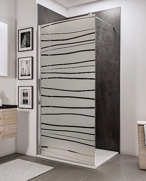 Schulte Walk-in-Dusche Alexa Style 2.0 Mistral Dekor, Sicherheitsglas, 90 x günstig online kaufen