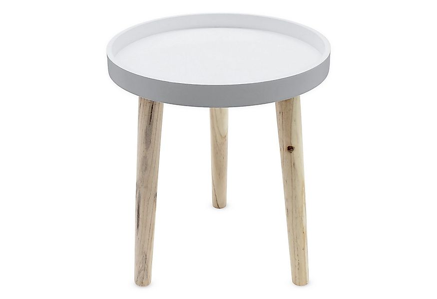 Spetebo Beistelltisch Beistelltisch 30 x 36 cm - weiß (Stück, 1-St., Beiste günstig online kaufen