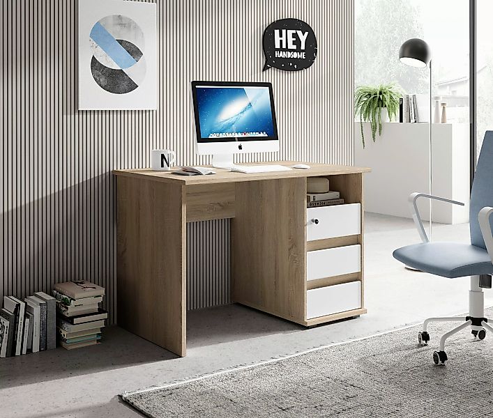 BEGA OFFICE Schreibtisch "Primus 1", mit Schubkasten abschließbar in 3 Farb günstig online kaufen