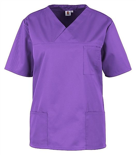 BEB Schlupfbluse beb Basic Kasack Unisex Kurzarm Violett günstig online kaufen