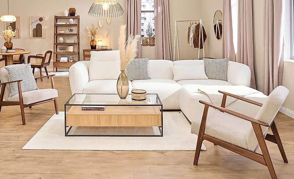 Tom Tailor Kurzflorteppich  Shine ¦ weiß ¦ Viskose ¦ Maße (cm): B: 140 Tepp günstig online kaufen