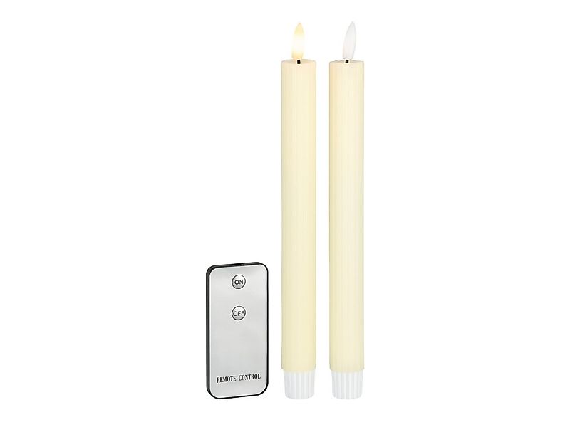 Coen Bakker Deco BV LED-Kerze Wax Candles (Set, 3-tlg), Stabkerzen 2 Stück günstig online kaufen