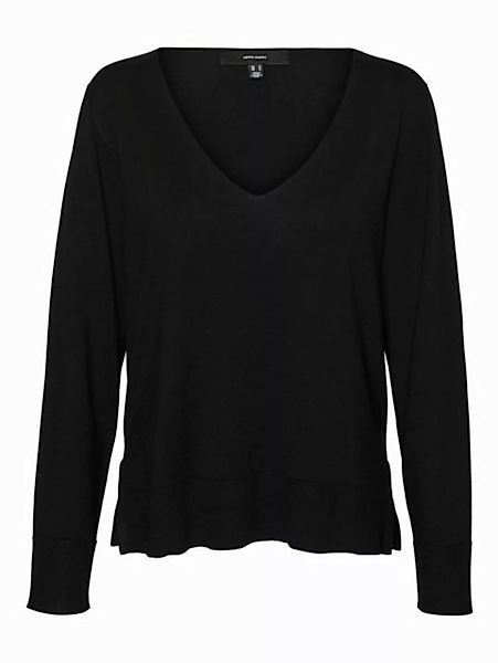 Vero Moda Strickpullover Strickpullover loose fit V-Ausschnitt Langarm 7906 günstig online kaufen