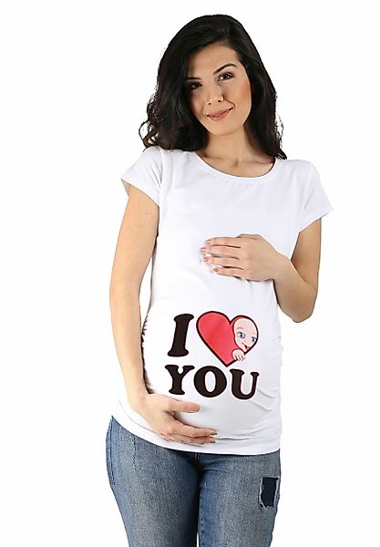M.M.C. Umstandsshirt I Love You mit günstig online kaufen